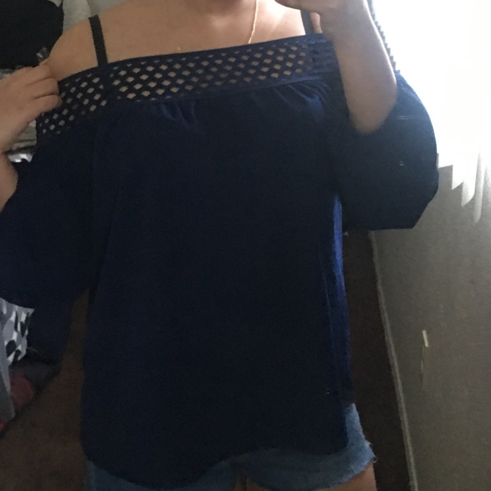 Off the shoulder long sleeved
